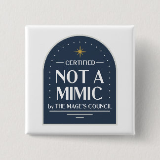 Kein Mimic Funny D&D Button