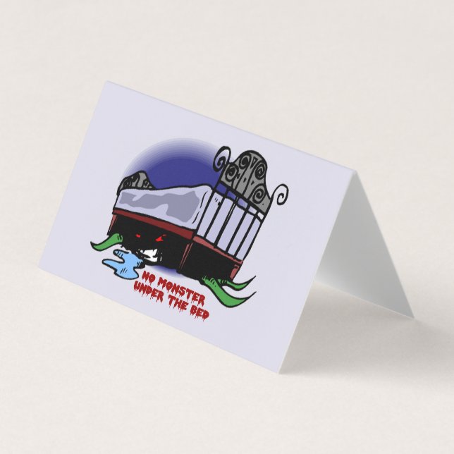 Kein Monster unter der Bed-Klassenzimmer-Austausch Visitenkarten (Vorderseite)