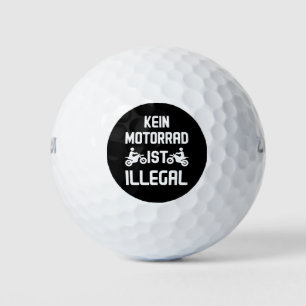 Kein Motorrad unrechtmäßiges Fahrverbot für Motorr Golfball