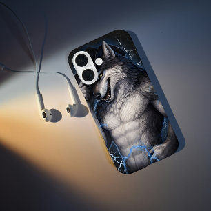 Kein Mr Nice Guy mehr Lustiger Alpha-Wolf-Meme Geh iPhone 16 Hülle