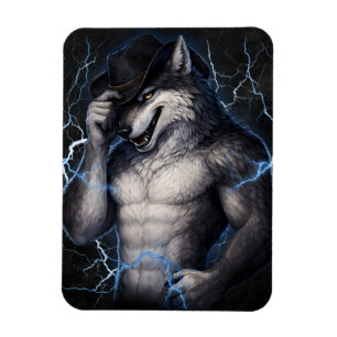 Kein Mr Nice Guy mehr Lustiges Alpha Wolf Meme Geh Magnet