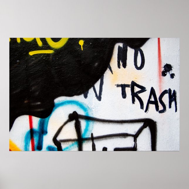 kein Müllposter Poster (Vorne)