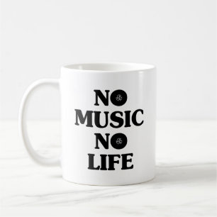 KEIN MUSIK KEIN LEBEN KAFFEETASSE