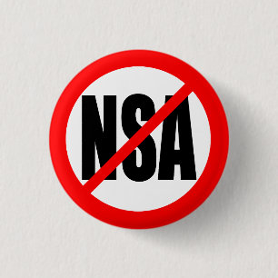 "KEIN NSA " BUTTON