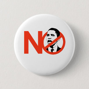 KEIN OBAMA/ANTI-OBAMA BUTTON