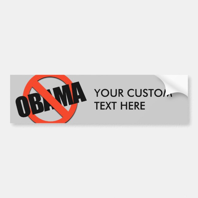 KEIN OBAMA-AUTOAUFKLEBER AUTOAUFKLEBER (Vorne)