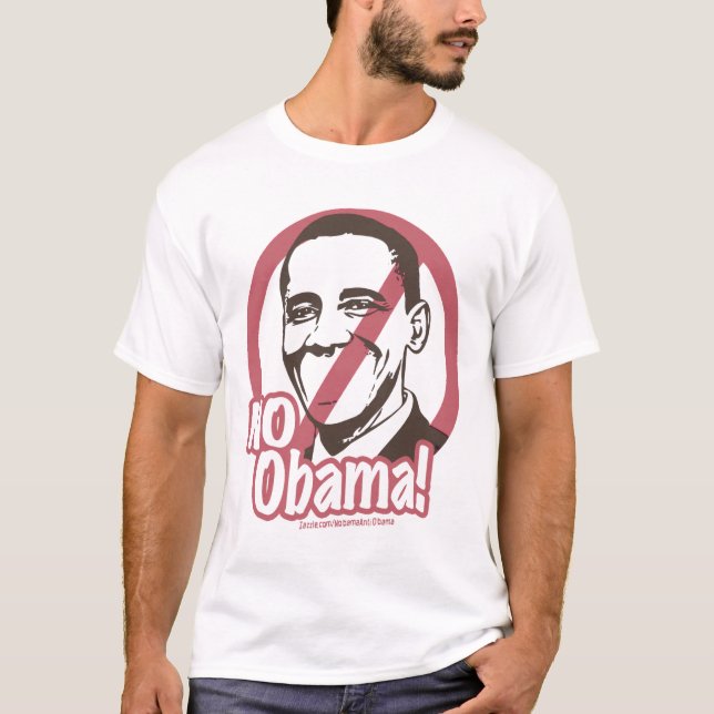 Kein Obama! Hieb-Shirt T-Shirt (Vorderseite)