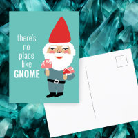 KEIN ORT WIE GNOME Niedliche Pilze Elf farbenfroh