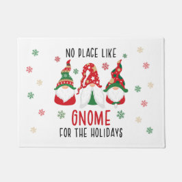 Kein Ort wie Gnome zu Weihnachten Fußmatte