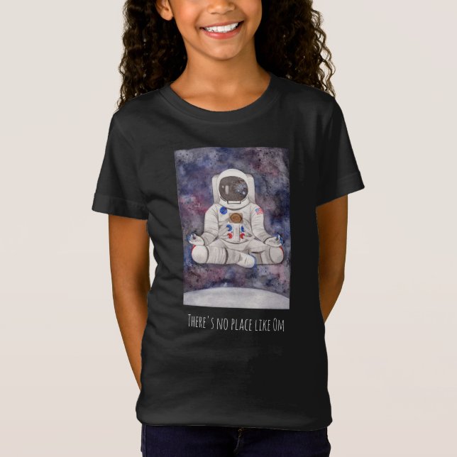 Kein Ort wie Om - Kid's Astronaut T - Shirt (Vorderseite)