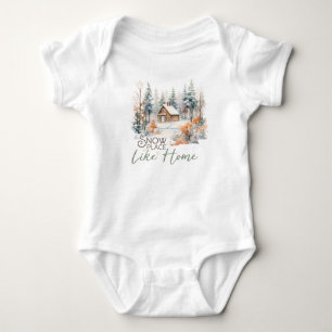 Kein Ort wie Zuhause, Weihnachten in der Berghütte Baby Strampler