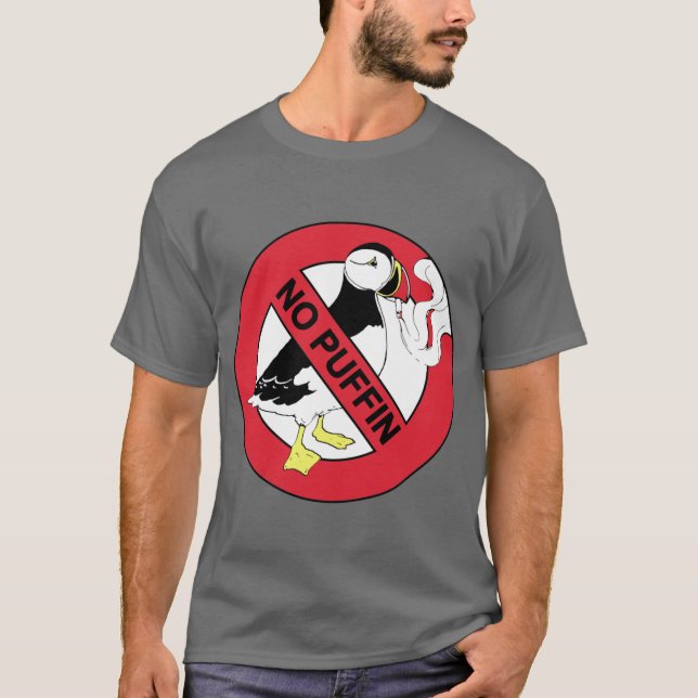 Kein Papageientaucher T-Shirt (Vorderseite)