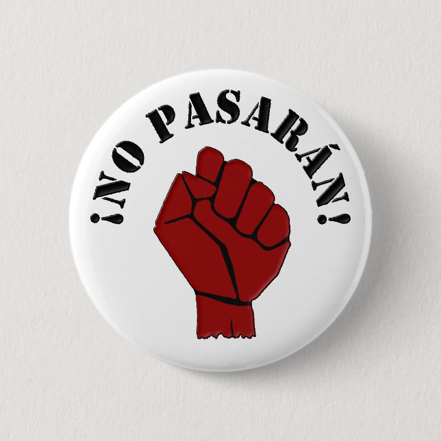 KEIN PASARAN BUTTON (Vorderseite)