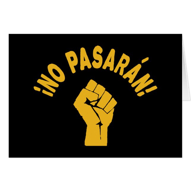 Kein Pasaran - Sie werden nicht vorbeikommen (Vorderseite (Horizontal))