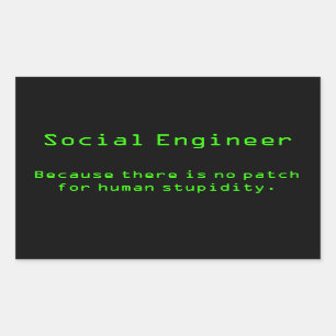 Kein Patch Rechteckiger Aufkleber