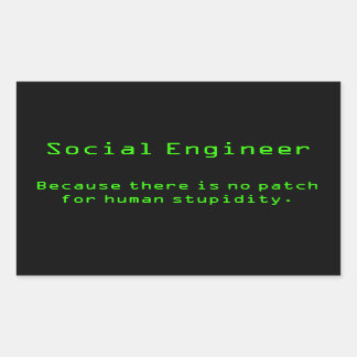 Kein Patch Rechteckiger Aufkleber