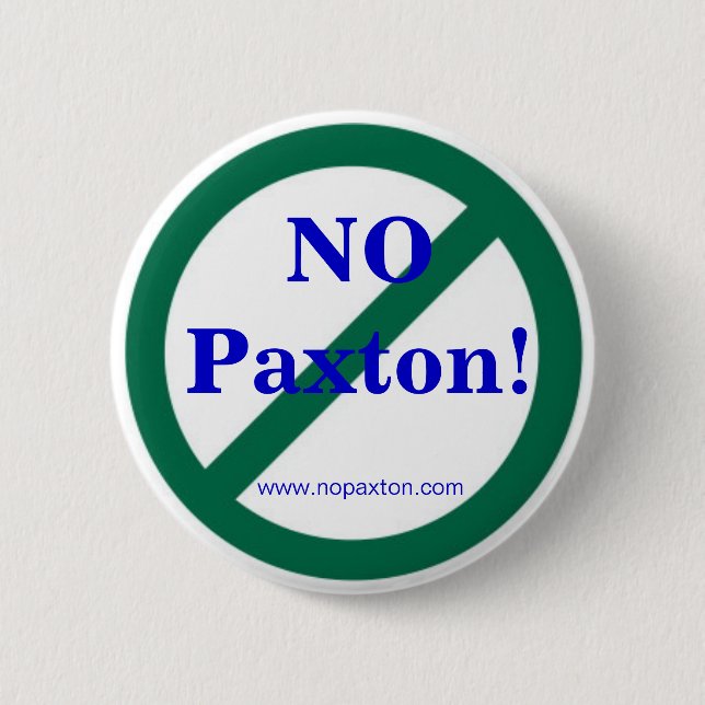 Kein Paxton Knopf Button (Vorderseite)