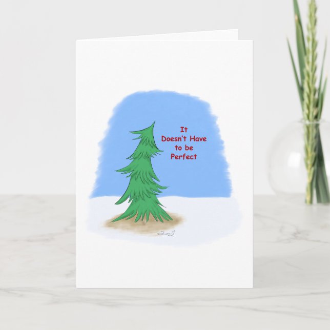 Kein perfekter Baum Karte (Vorderseite)