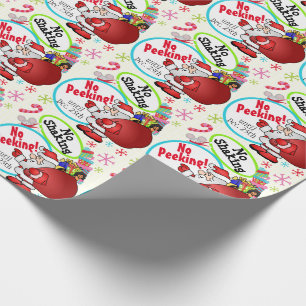 Kein Pinkeln, kein Schütteln Weihnachten personali Geschenkpapier