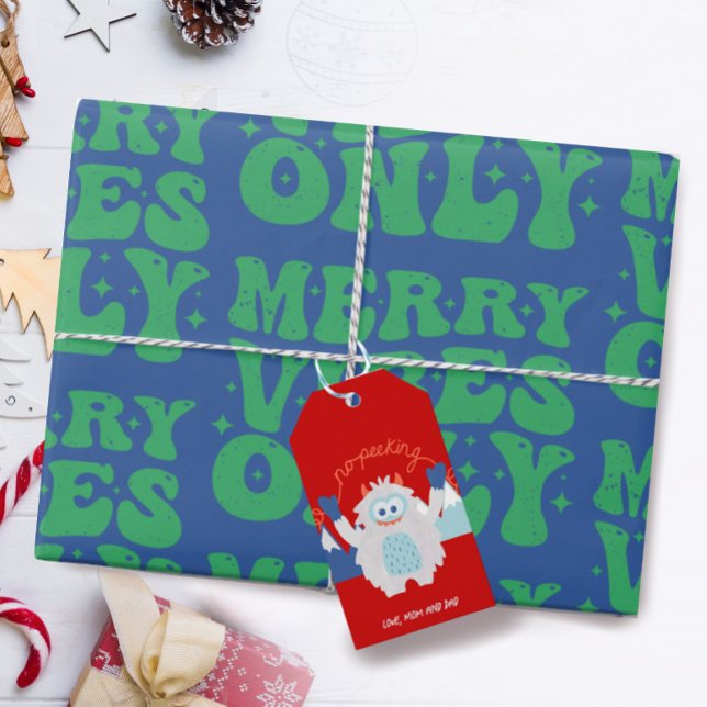 Kein Pinkeln Niedlicher Kinder Weihnachten Geschenkanhänger (Von Creator hochgeladen)