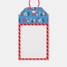 Kein Pinkeln Niedlicher Whimsikkids Weihnachten Geschenkanhänger