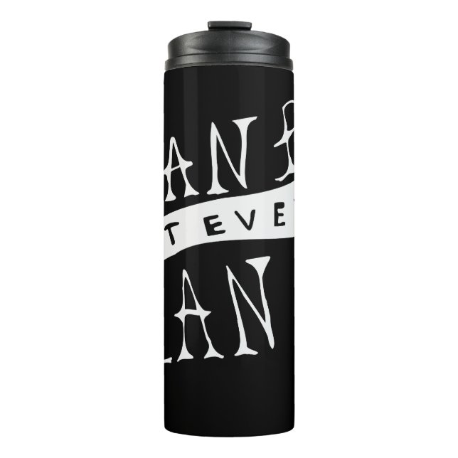 Kein Plan B, nicht einmal Plan A Thermosbecher (Vorderseite)