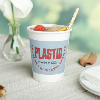 Kein Plastik mehr im Ozean | Meeresverschmutzung Pappbecher