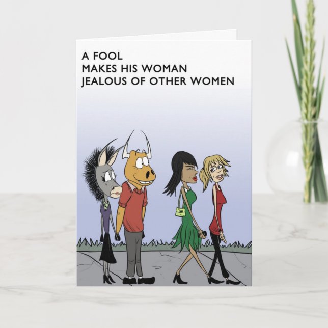 Kein Platz für Eifersucht Karte (Vorderseite)