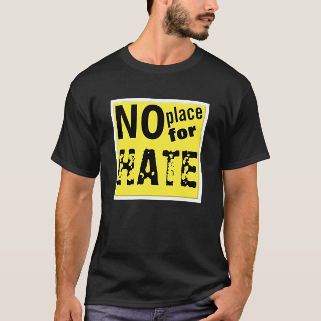 "Kein Platz für HASS" Shirt (Vorderseite)