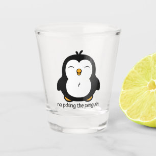 Kein Posen der Pinguine Schnapsglas