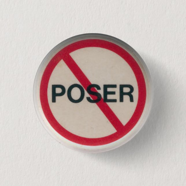 Kein Poser Button (Vorderseite)