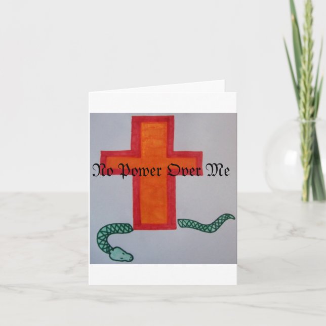 Kein Power über mir Karte (Vorderseite)