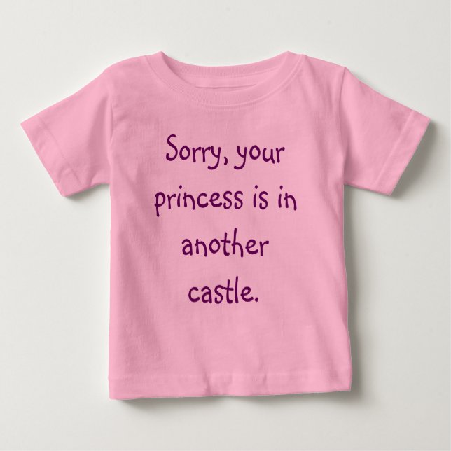 Kein Princess Baby T-Shirt (Vorderseite)