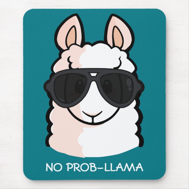 Kein Prob-Lama Mousepad (Vorne)