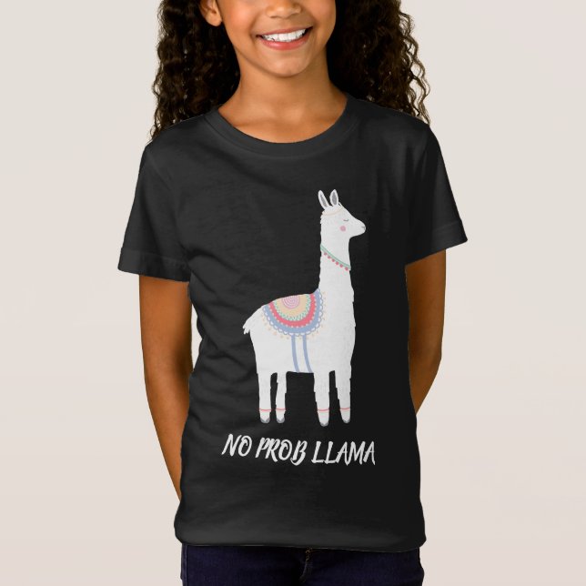 Kein Prob Lama-Shirt T-Shirt (Vorderseite)