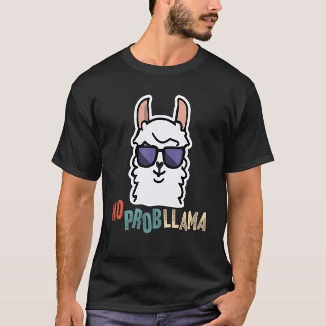 Kein Prob  Lama T-Shirt (Vorderseite)