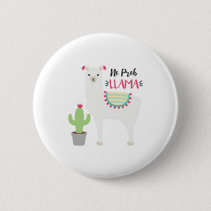 Kein Prob Llama Button