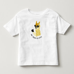 Kein Prob-Llama Cooles Gelbes Llama Daumen Hoch Sh Kleinkind T-shirt