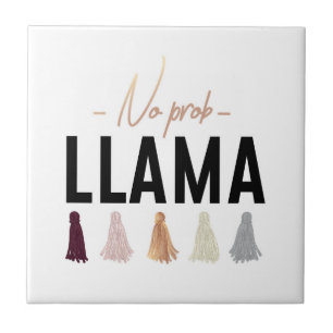Kein Prob Llama  Gold - Assets Fliese