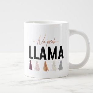 Kein Prob Llama  Gold - Assets Jumbo-Tasse