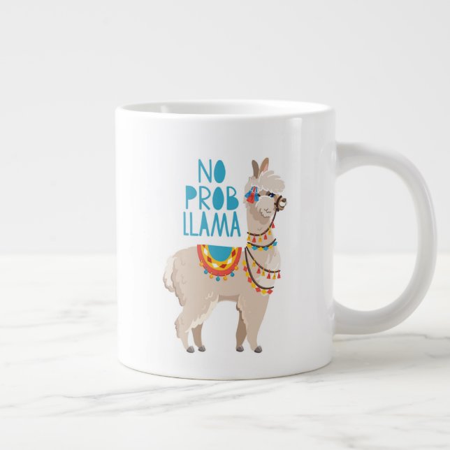 Kein Prob Llama Jumbo-Tasse (Rechts)