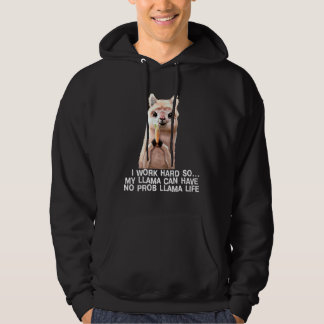 Kein Prob LLAma Süße Alpaka Lama Kein Drama Wie Du Hoodie