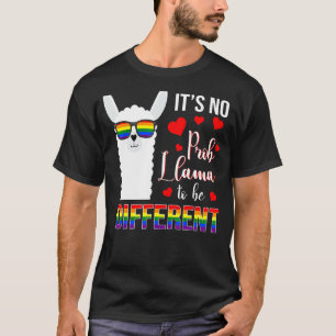 Kein Prob Llama zu sein homosexuelle Stolz Lgbt Mo T-Shirt