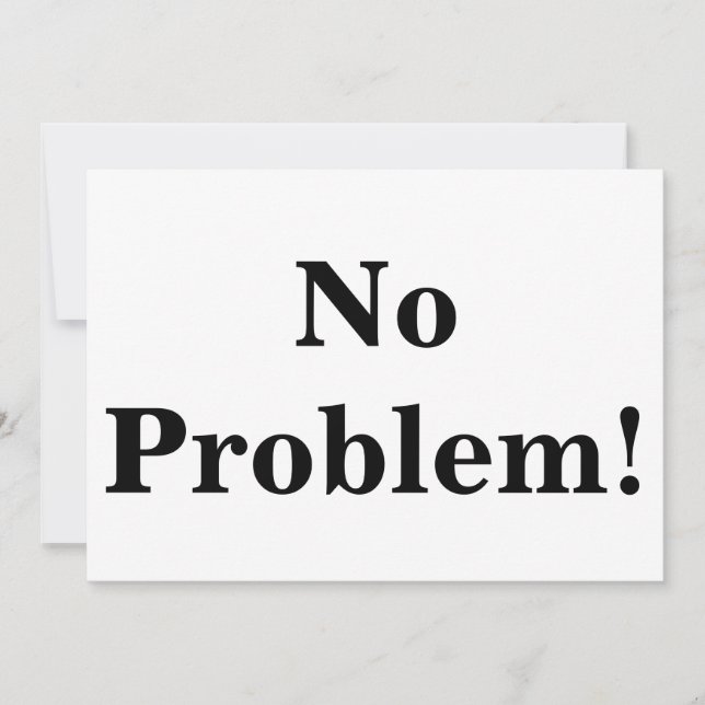 Kein Problem (Vorderseite)