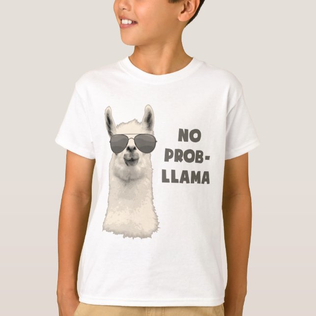 Kein Problem-Lama T-Shirt (Vorderseite)
