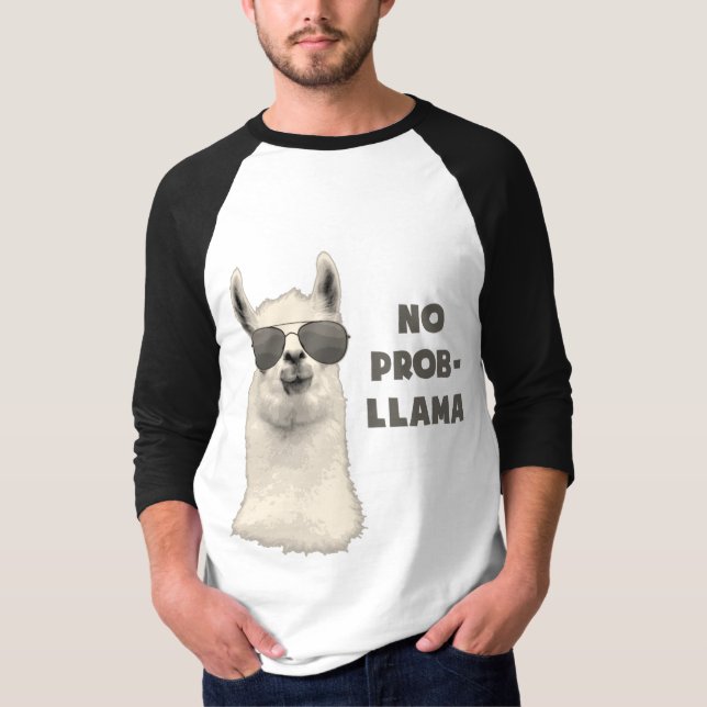 Kein Problem-Lama T-Shirt (Vorderseite)