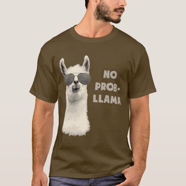 Kein Problem-Lama T-Shirt (Vorderseite)