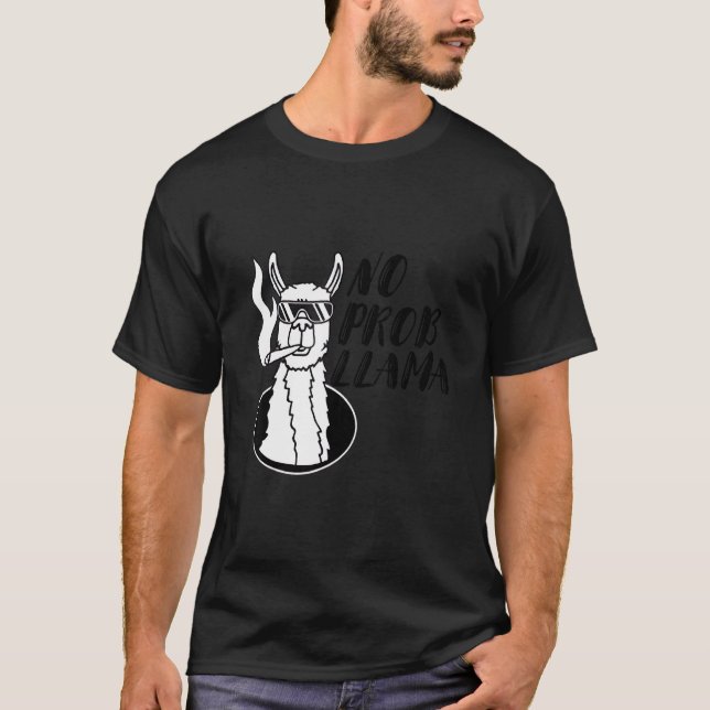 Kein Problem Llama_1 T-Shirt (Vorderseite)
