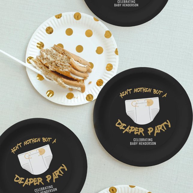 Kein Problem, sondern ein Party-Hip Hop-Party Pappteller (Von Creator hochgeladen)