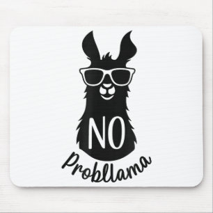 Kein Probllama-Geschenk Humor Wortspiel Lama Kein Mousepad